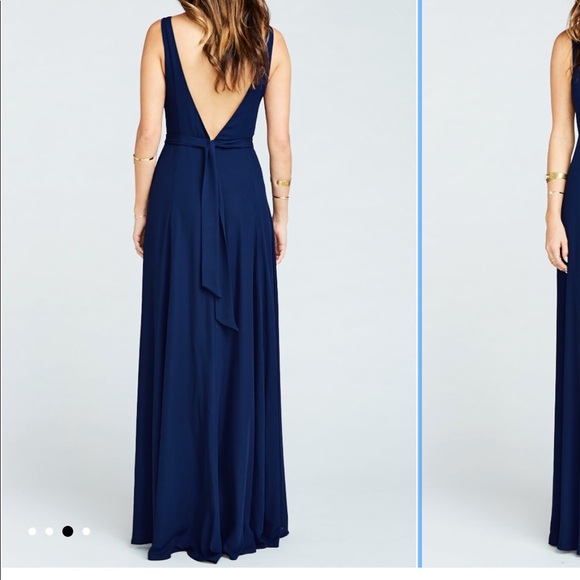 Show Me Your MuMu - Jenn Maxi in Navy Crisp - Picture 3 of 3
